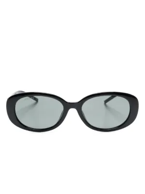 SAINT LAURENT ブラック キャットアイサングラス 21735201_51676777_1000.jpg