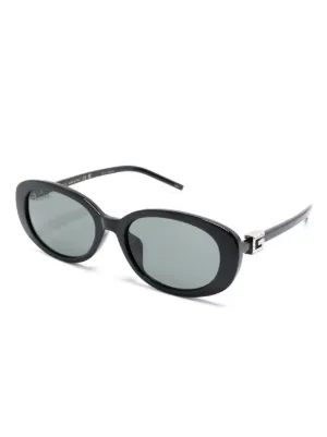 Balenciaga Eyewear Sporty B サングラス | ブラック | FARFETCH JP