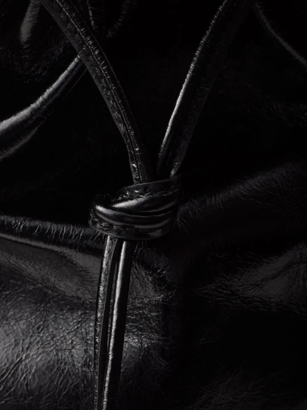 Prada Leren shopper Zwart