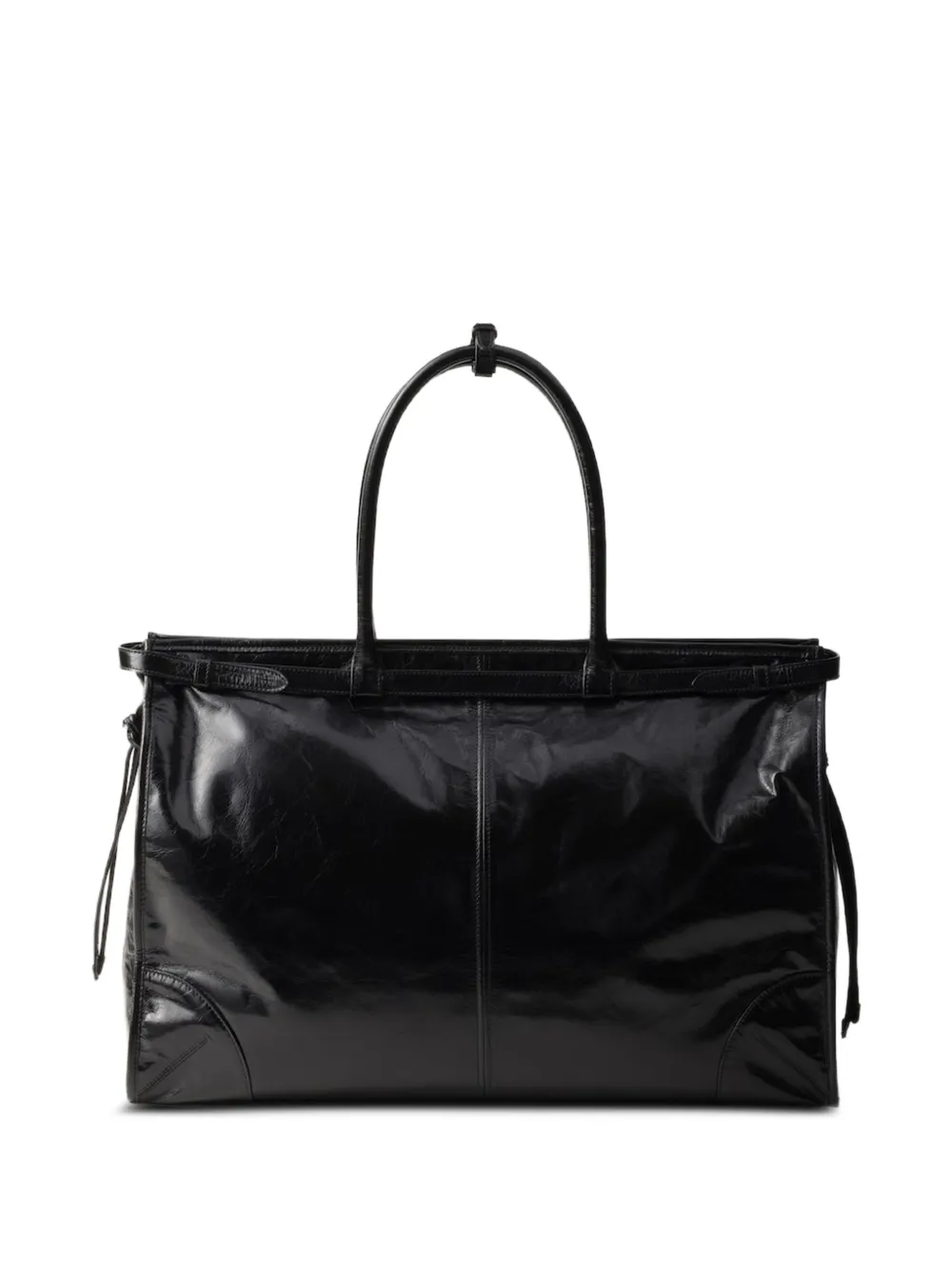 Prada Bonnie レザーハンドバッグ | ブラック | FARFETCH JP