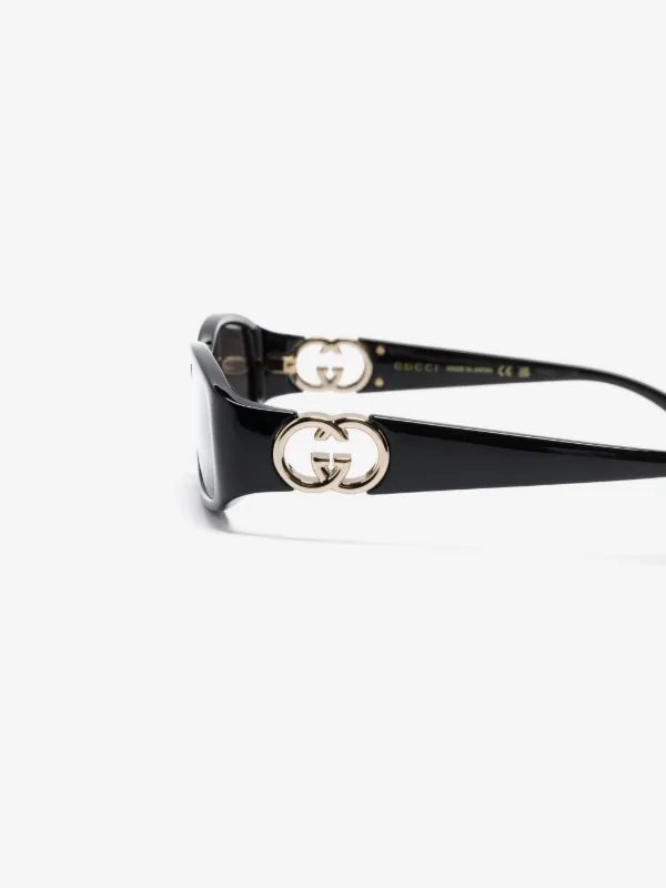 Gucci Eyewear Interlocking G rectangle-frame Sunglasses  display picture 1