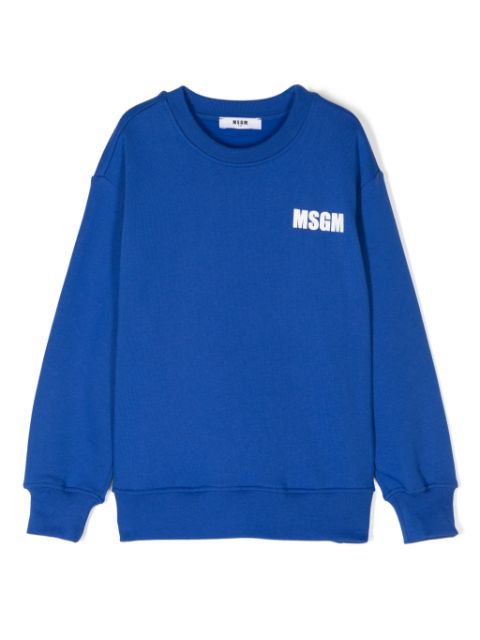 MSGM Kids logo-print sweatshirt