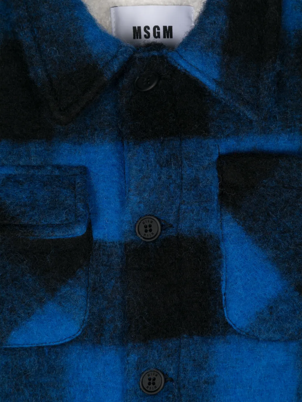 MSGM Kids Jack met logopatch Blauw