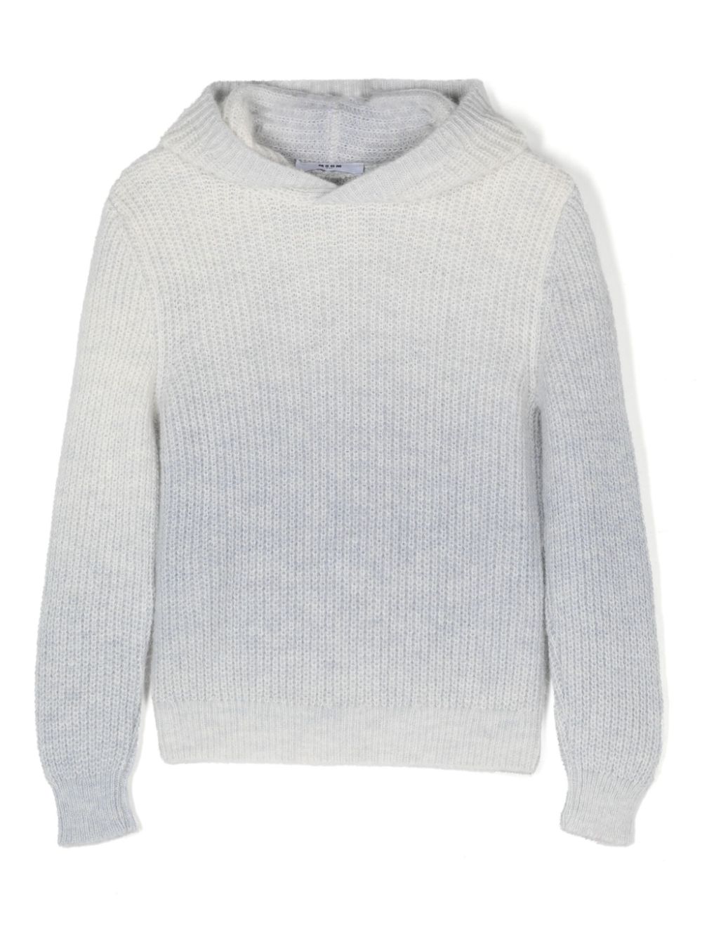 MSGM Kids Hoodie met logopatch Blauw