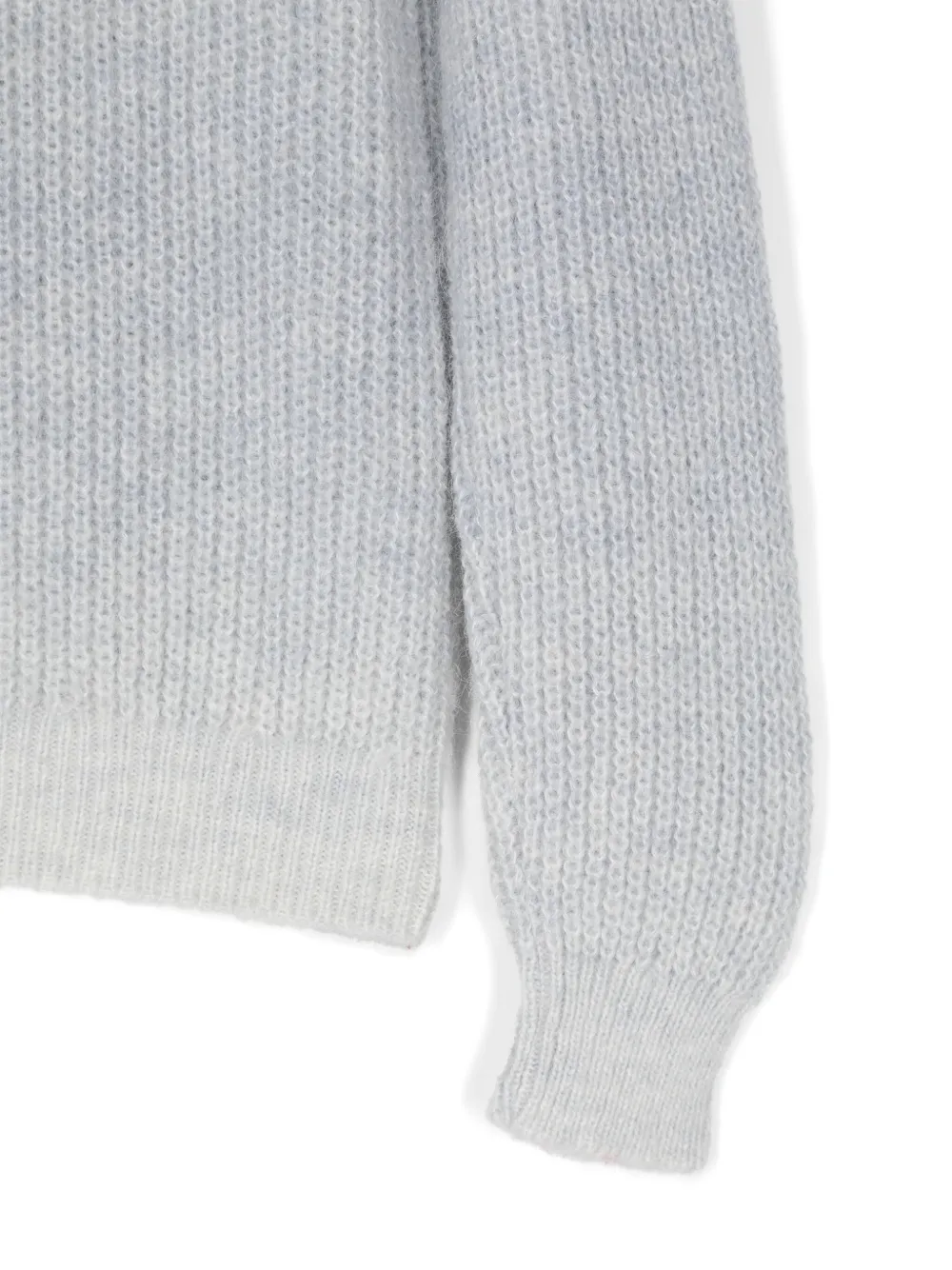 MSGM Kids Hoodie met logopatch Blauw