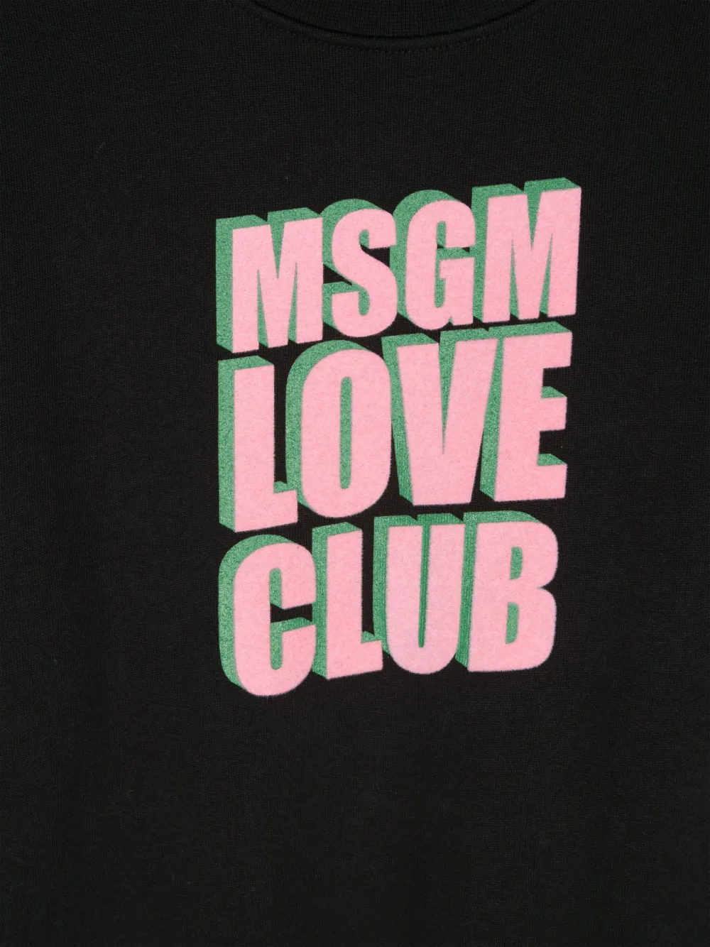 MSGM Kids Katoenen sweater Zwart