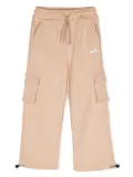 MSGM Kids logo-print cargo pants - Neutrals