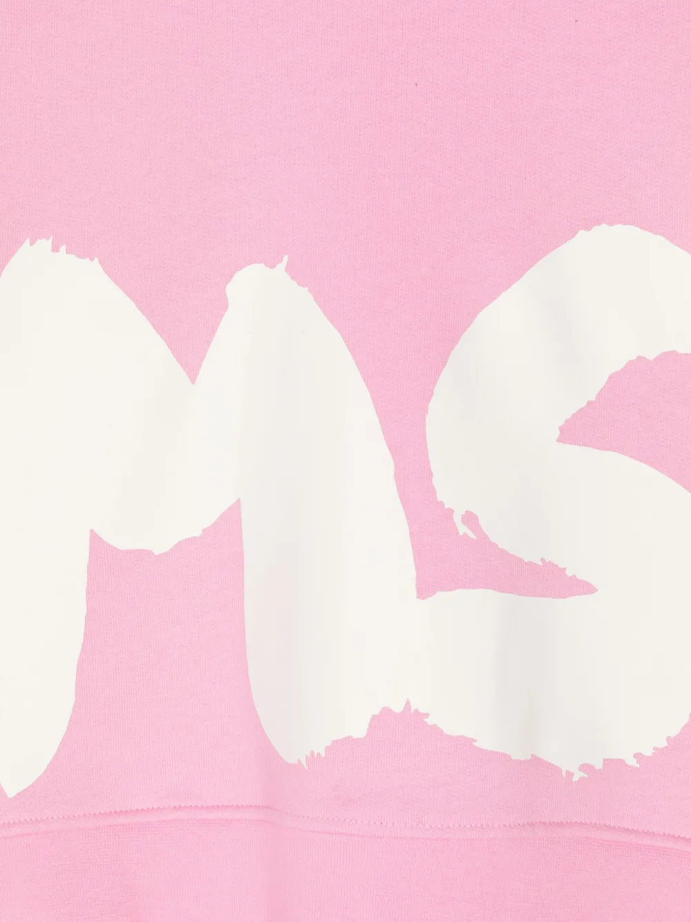 Msgm Logo-print Dress In Pink