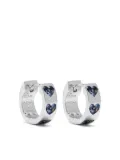 APM Monaco Heart huggie earrings - Silver