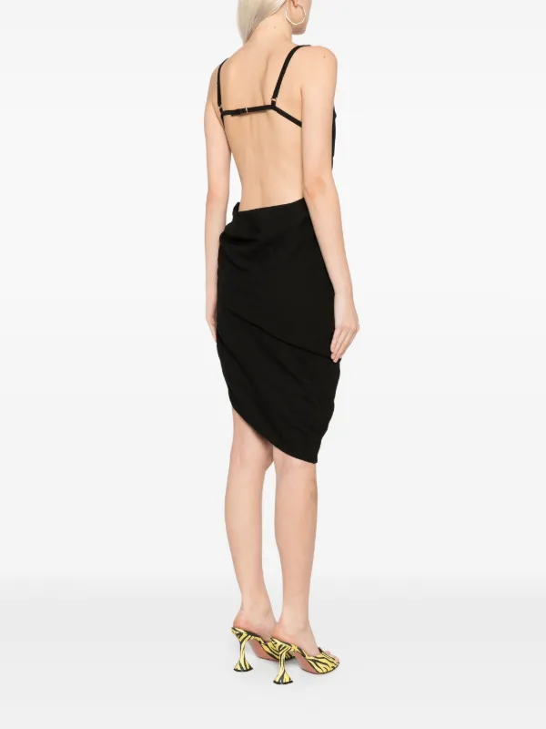 ワンピース JACQUEMUS LA ROBE SAUDADE DRESS Jacquemus La Robe Saudade Mini Dress | Black | FARFETCH