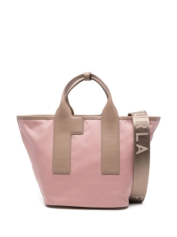 Furla pink tote bag discount
