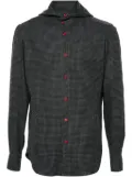 Kiton checked hoodie - Grey