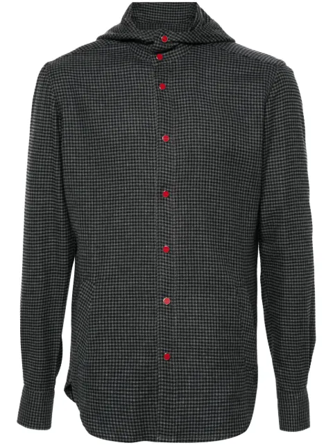 Kiton hoodie a cuadros