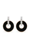 PONTE VECCHIO 18kt rose gold onyx and diamond earrings - Pink