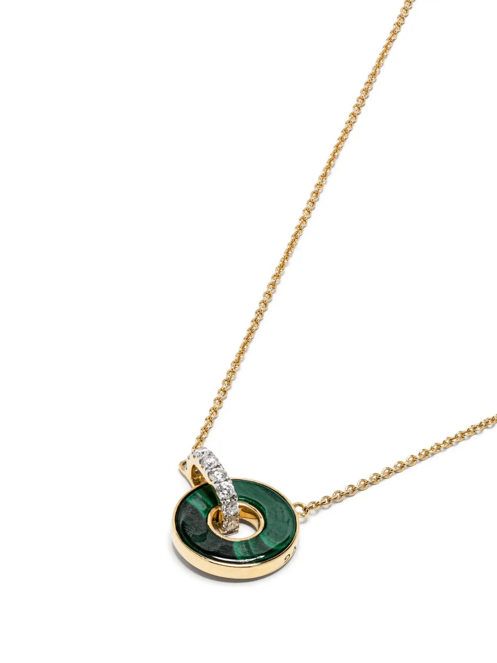 PONTE VECCHIO Collana Promesse in oro giallo 18kt con malachite | Collane | Image 3
