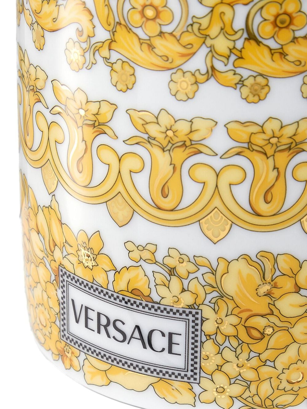 Shop Versace Medusa Rhapsody Mug In Yellow