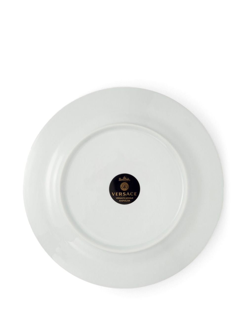 Shop Versace Medusa Rhapsody Porcelain Plate (33 Cm) In Yellow