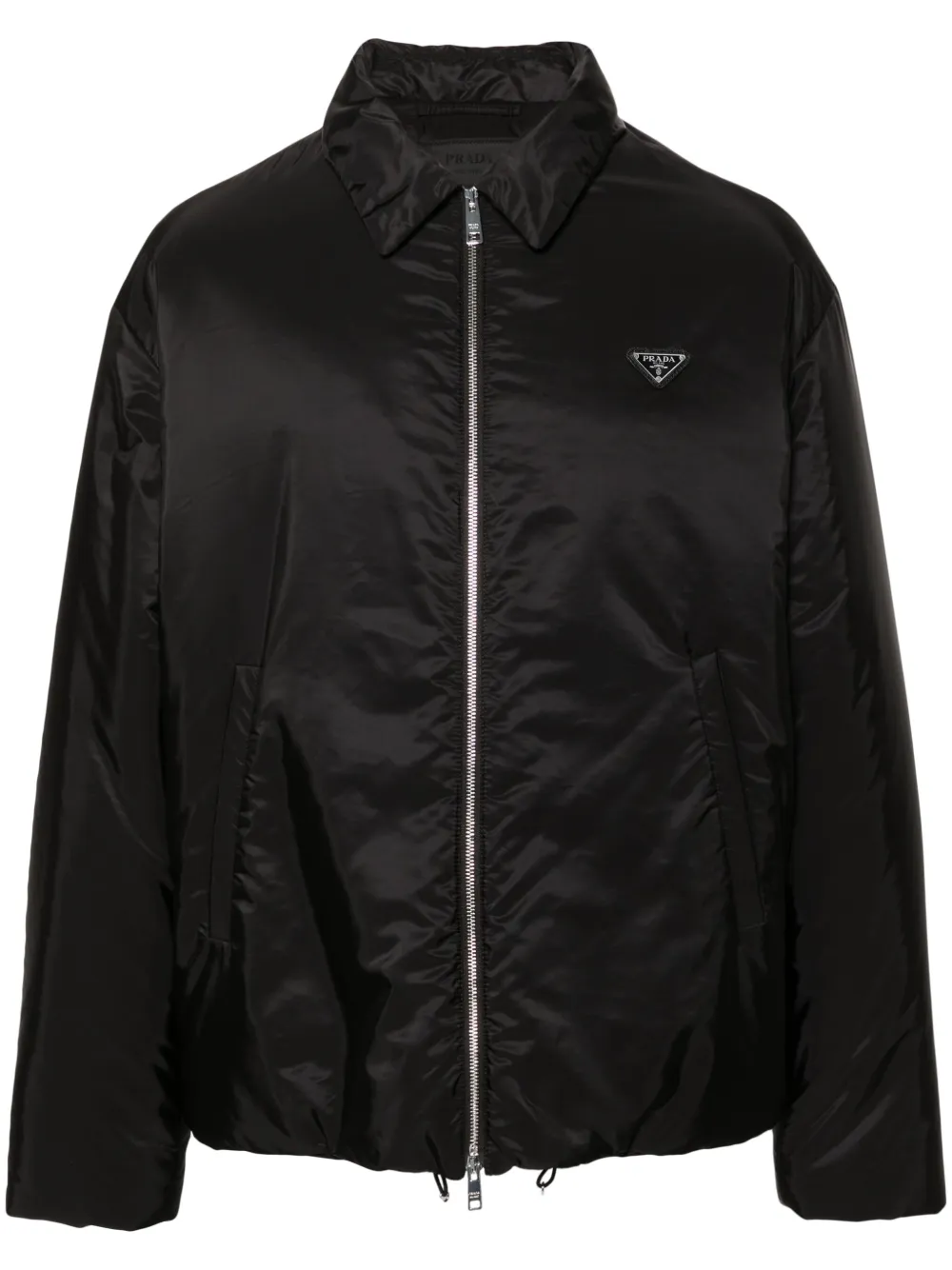 Prada trianglelogo Puffer Jacket Farfetch