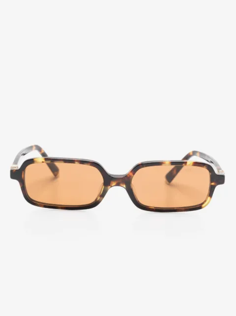Miu Miu Eyewear tortoiseshell rectangle-frame sunglasses  