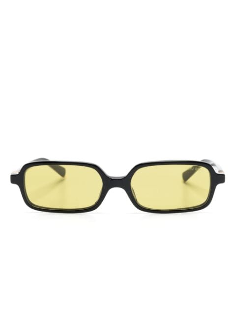 Miu Miu Eyewear logo-plaque rectangle-frame sunglasses