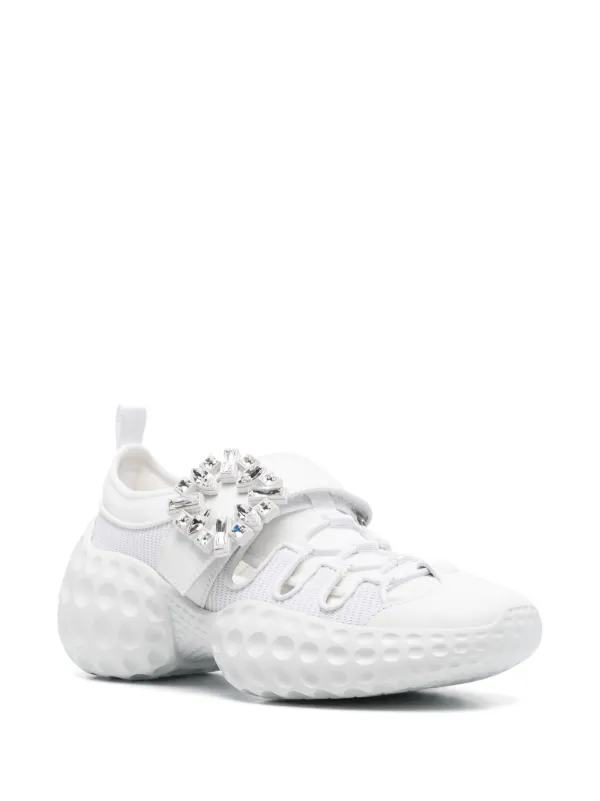 Roger Vivier Viv' Run Light Trekky Sneakers | White | FARFETCH
