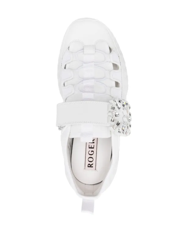 Roger Vivier Viv' Run Light Trekky Sneakers | White | FARFETCH
