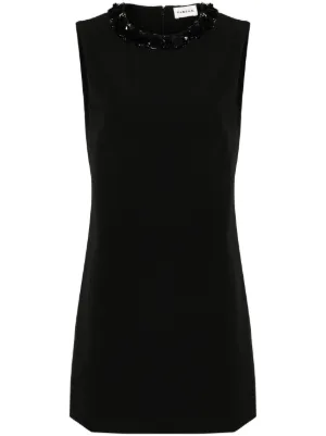 navy blue quince dresses Heartstrings Attached Lace Halter Mini Dress