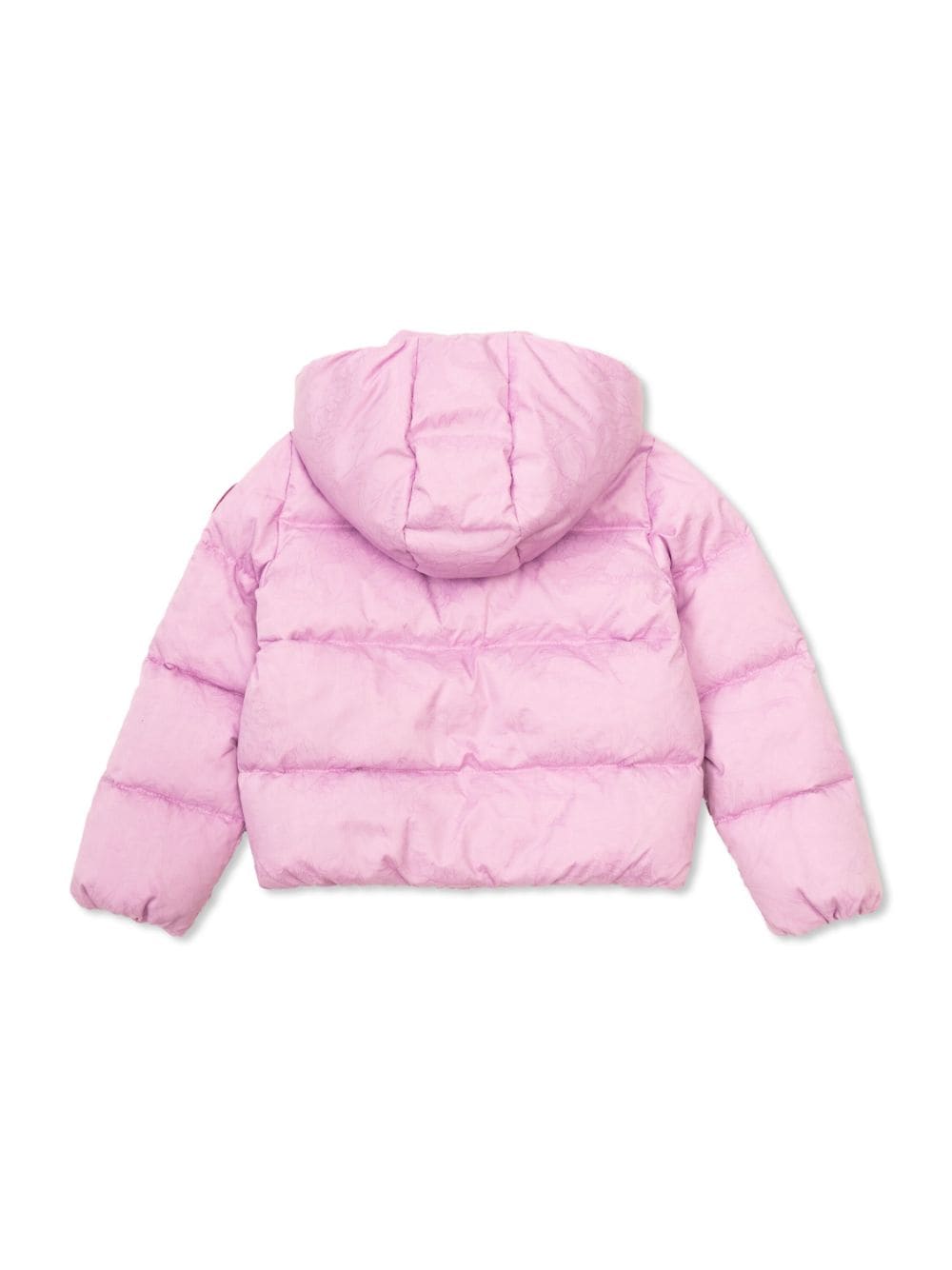 Versace Kids Barocco padded jacket - Roze