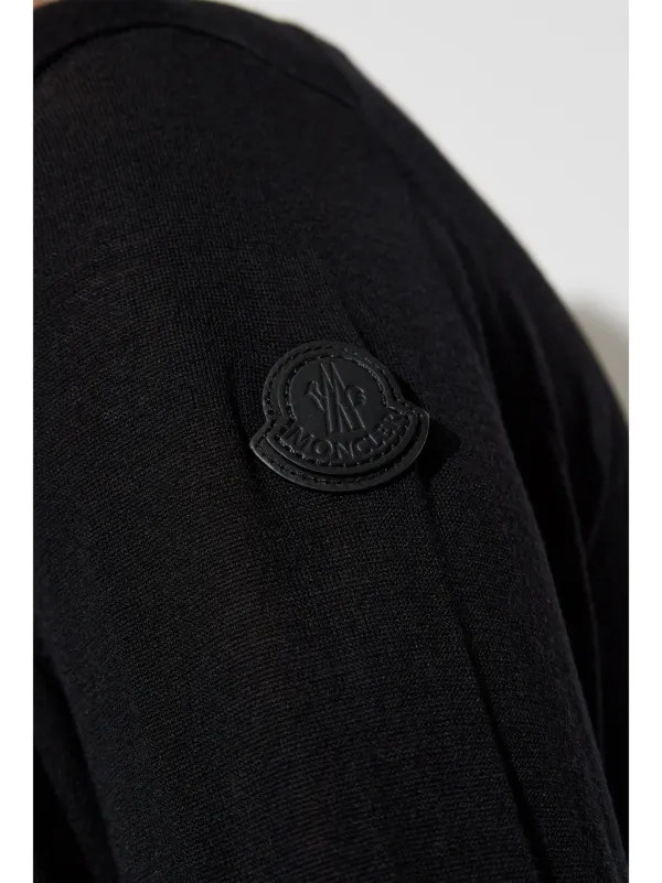 Moncler black jumper discount
