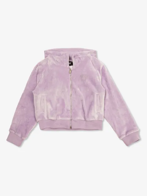 Versace Kids crystal-embellished logo sweatshirt