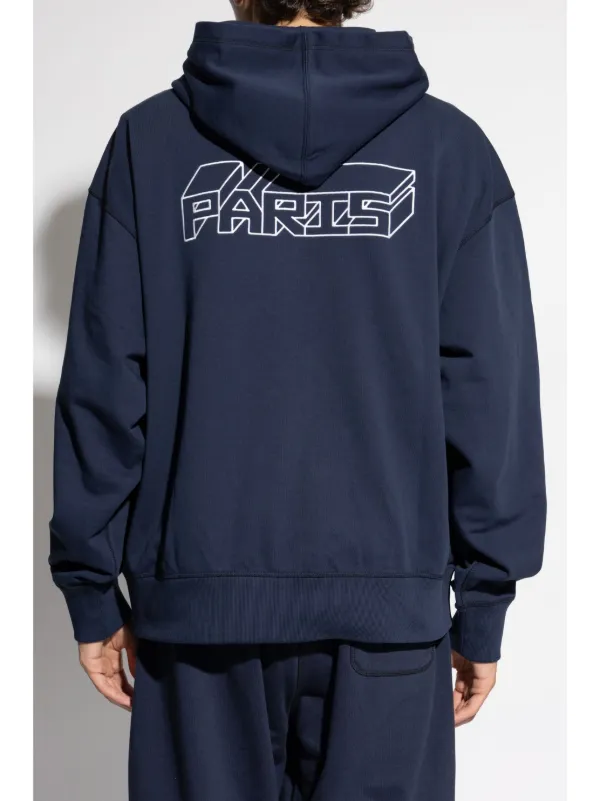 『KENZO』KENZO Kube エンブロイダリー パーカー FE65SW2144MF Kenzo Kenzo Kube パーカー | ブルー | FARFETCH JP