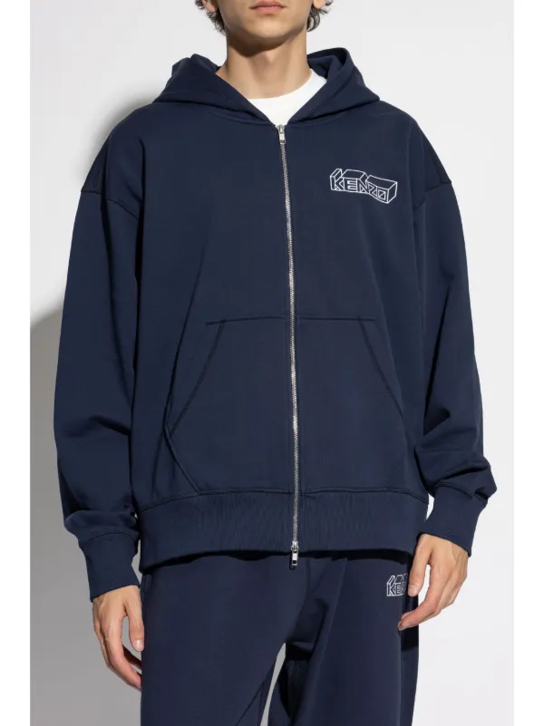 Kenzo Kenzo Kube パーカー | ブルー | FARFETCH JP