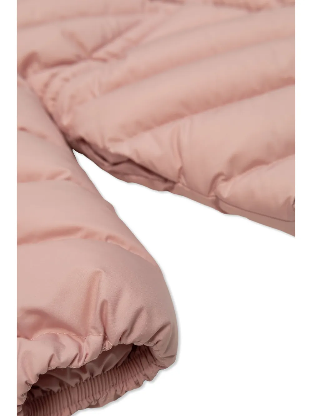 Moncler Enfant Gewatteerd jack met logopatch Roze