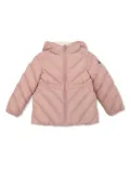 Moncler Enfant logo-patch padded jacket - Pink