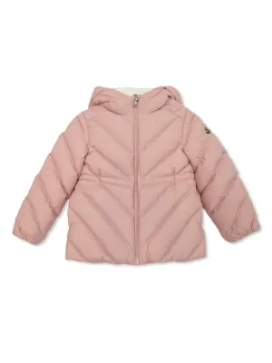 Moncler Enfant フーデッド ジャケット | ピンク | FARFETCH JP