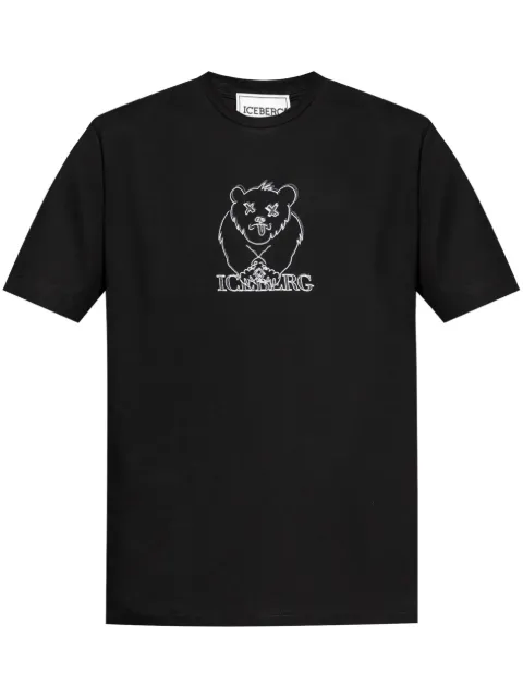 Iceberg bear embroidery T-shirt