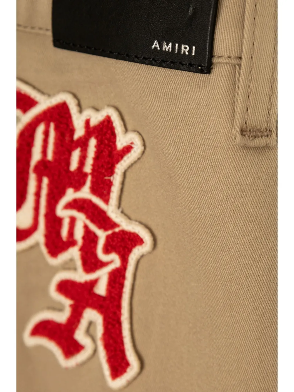 AMIRI KIDS Dream Team cargo chino broek Beige