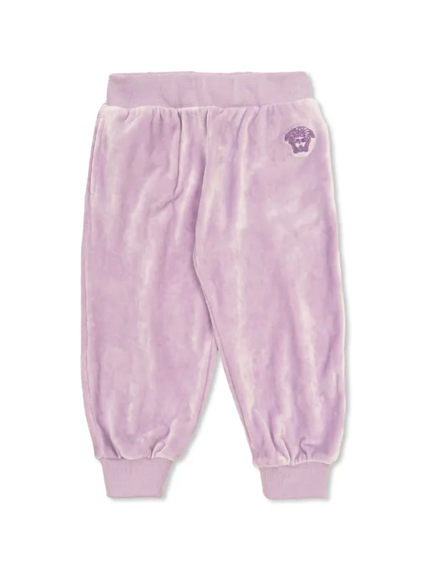 Versace Kids Medusa Head Tracksuit Bottoms Purple FARFETCH PH