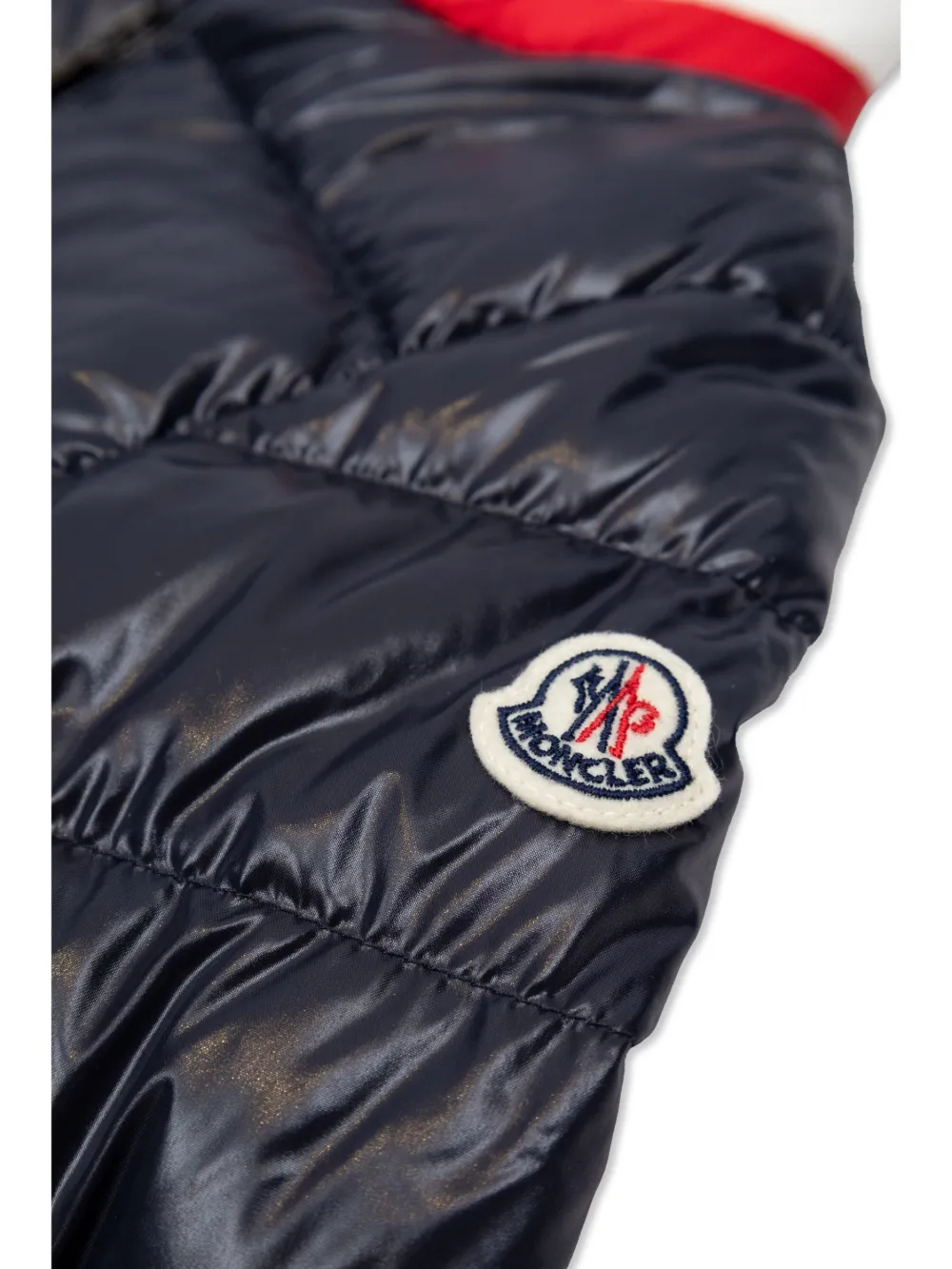 Moncler Enfant Jack met logopatch Blauw