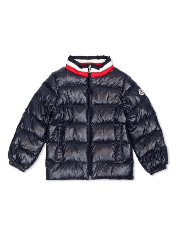 Moncler Enfant キルティング ジャケット | ブルー | FARFETCH JP 