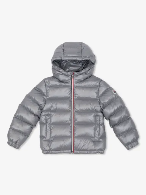 Moncler Enfant logo-patch padded jacket