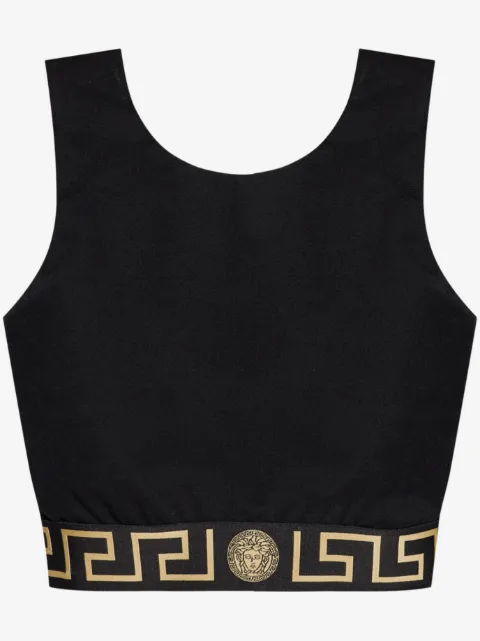Versace bra deportivo con motivo Greca