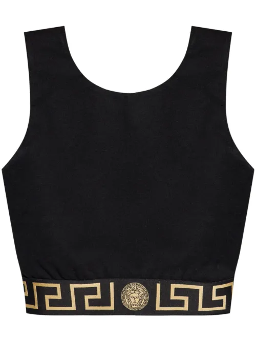 Brassière de sport Greca Border - Versace - Modalova
