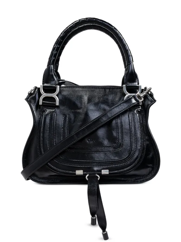 Chloe Small Marcie Bag Black FARFETCH SG