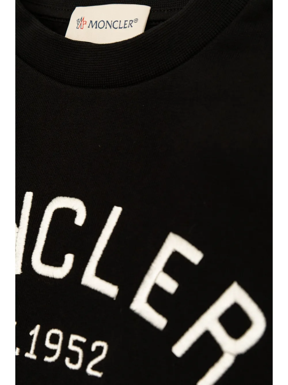 Moncler Enfant Katoenen trainingspak met logoprint Zwart