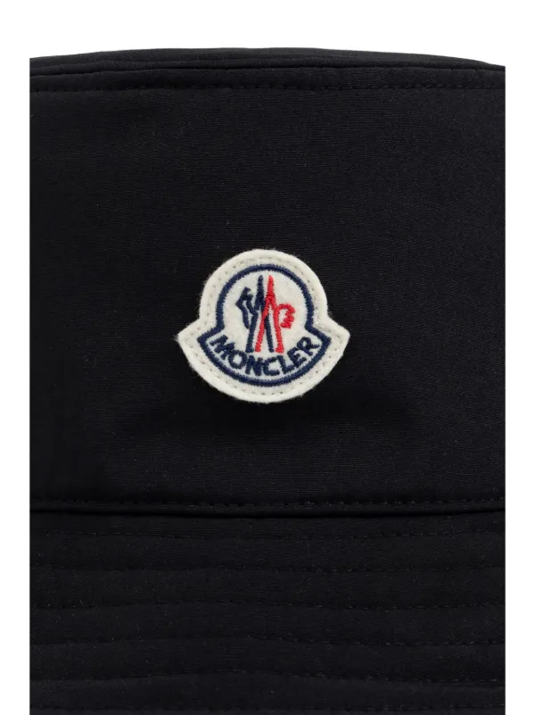 Moncler logo patch Hat Black FARFETCH VN