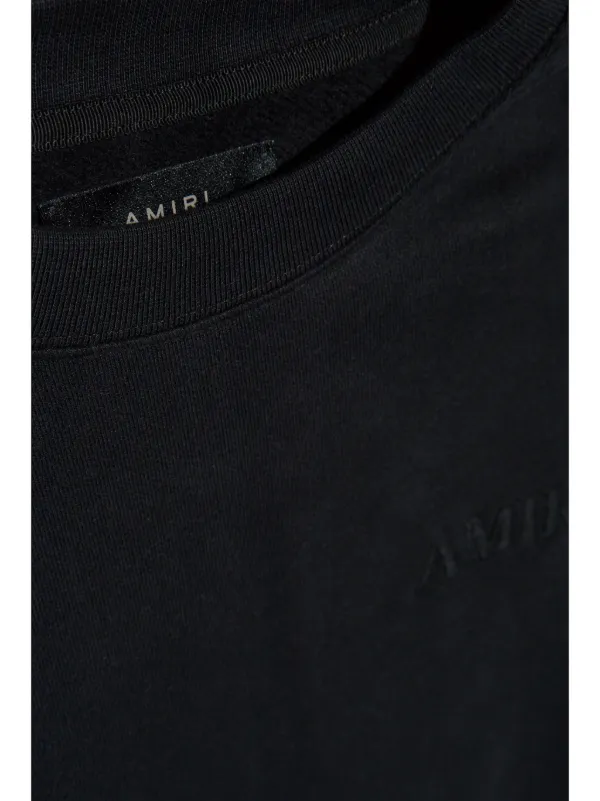 AMIRI embroidered-logo Sweatshirt | Black | FARFETCH