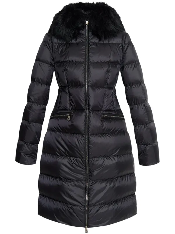 Moncler Boedic Long Down Jacket Black FARFETCH HK