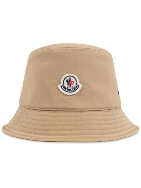 Moncler logo-patch hat
