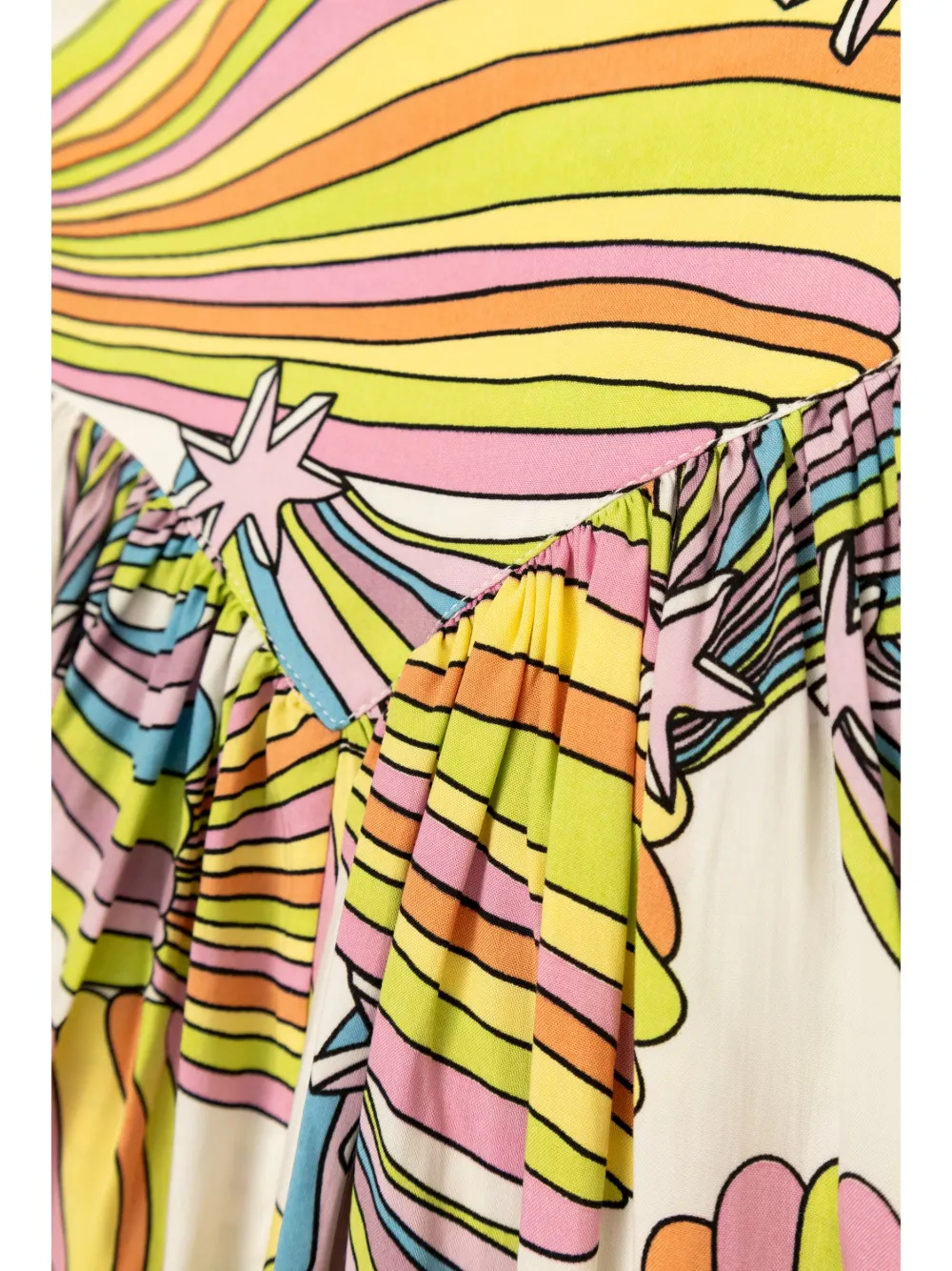Stella McCartney Kids Rok met patroon Geel